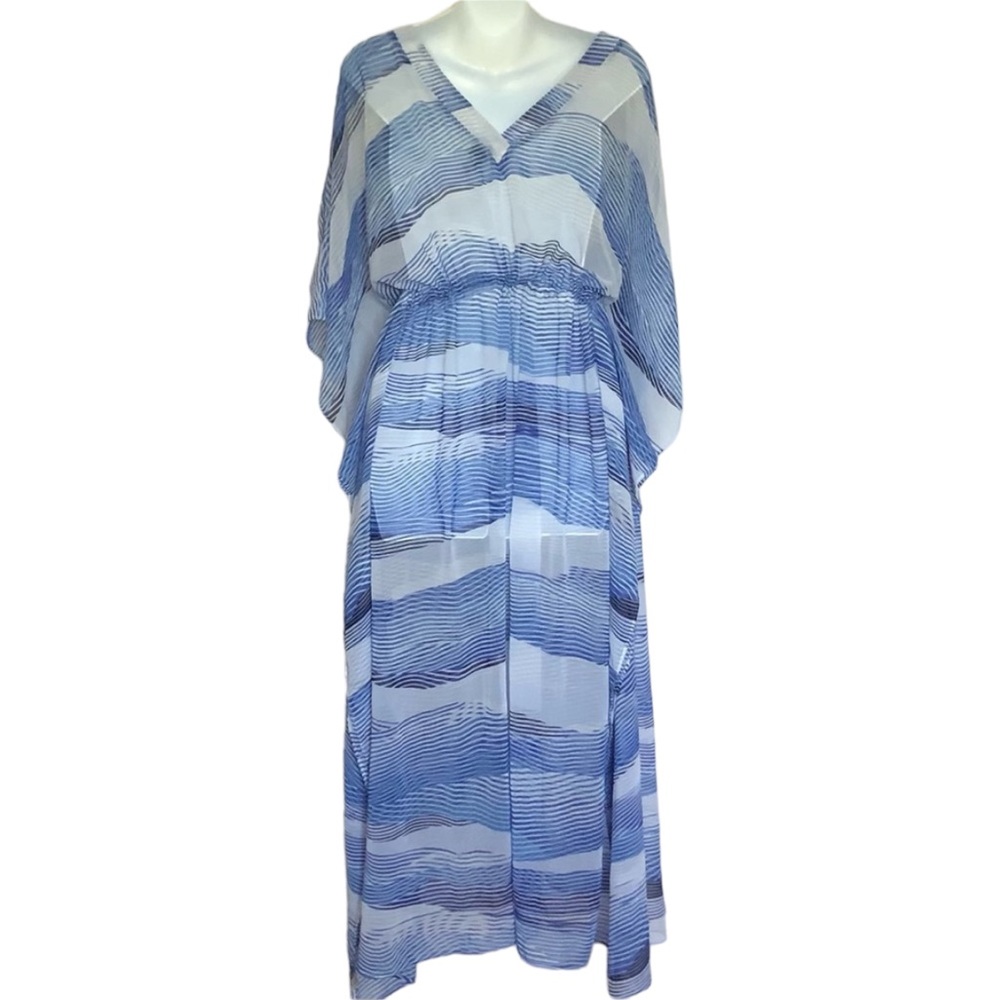 Halogen Kaftan Swim Cover Up  Sz OS